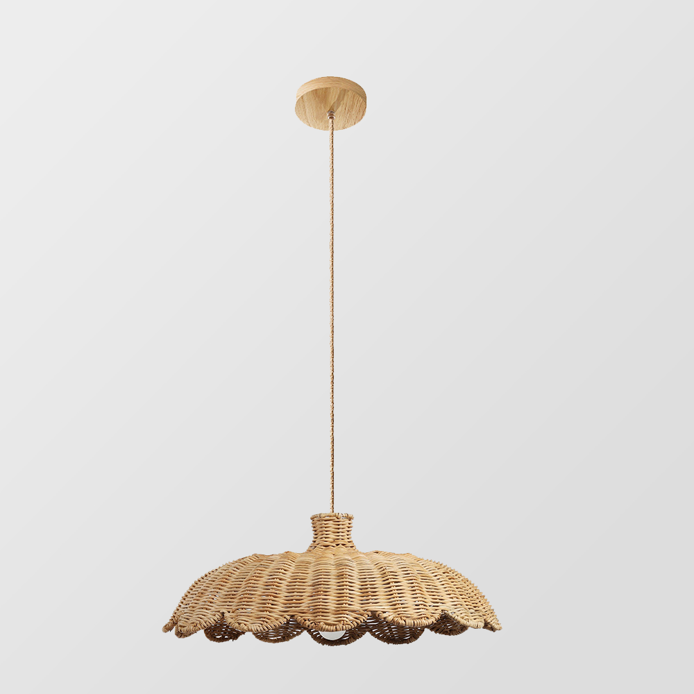 Boho Creatieve Decor Rattan Geweven Hanglamp