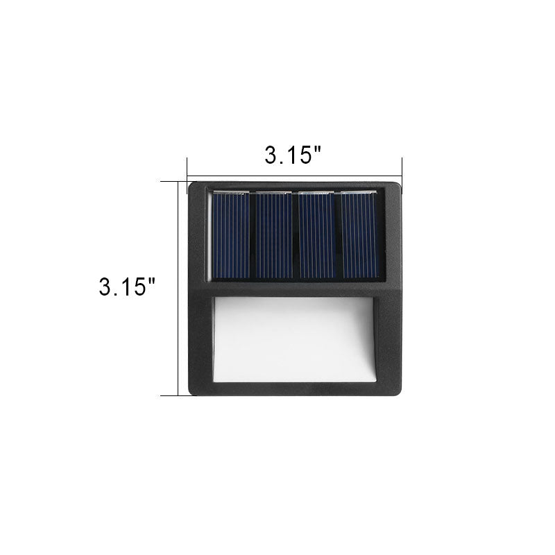 LED-Solar - Terras Stapverlichting voor Buiten, Ronde, Vierkante, Waterdichte