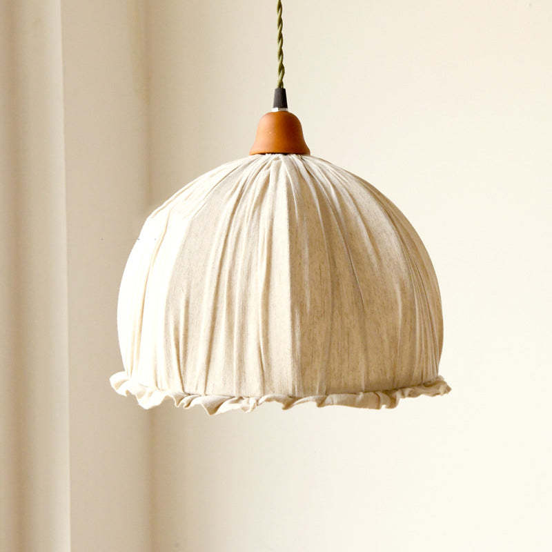 EcoLume - Scandinavische LED-Hanglamp in Stoffen Beige