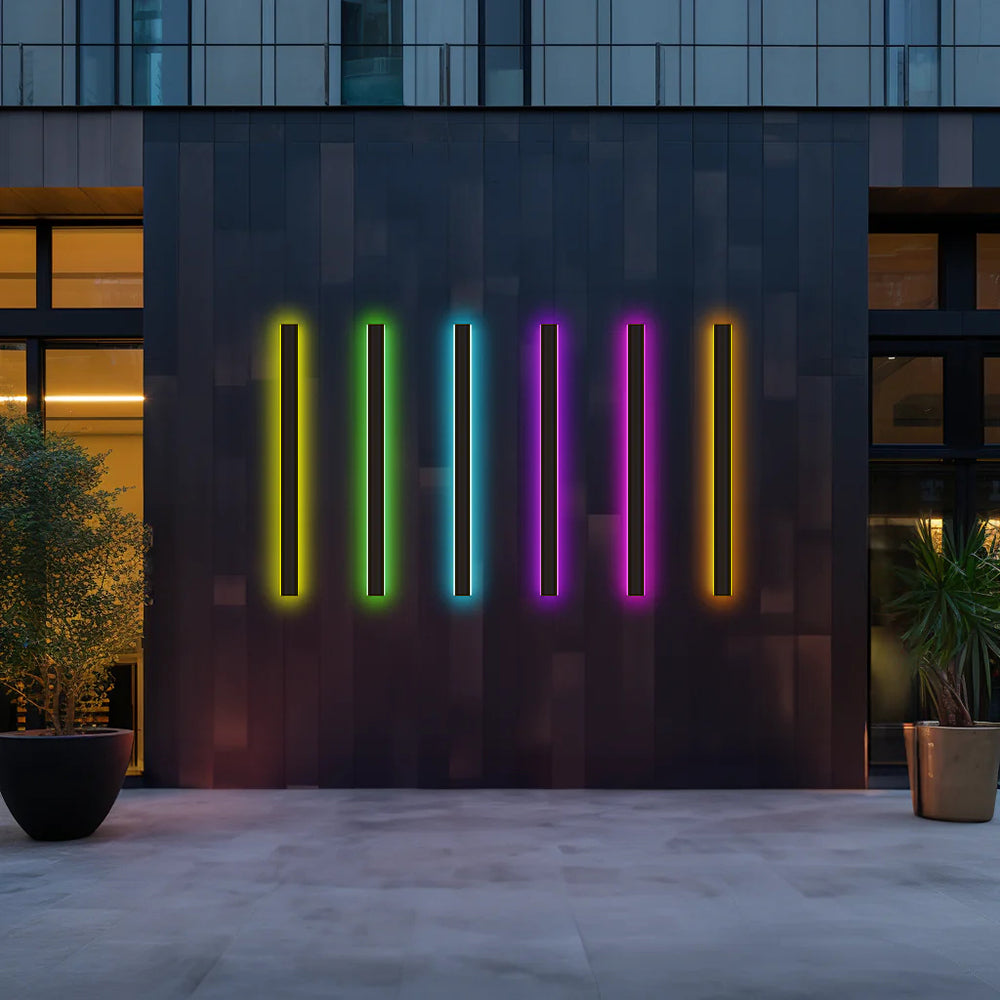 Zenith - Moderne Design LED Wandlampen Zwart Metaal voor Tuin en Hal