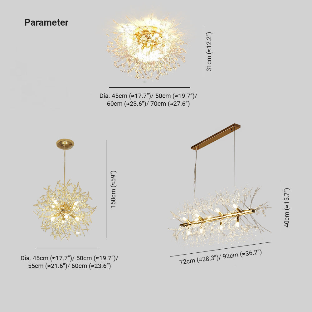 Luna Elegante LED Hanglampen - Wit en Goud Metaal voor Woonkamer en Eetkamer