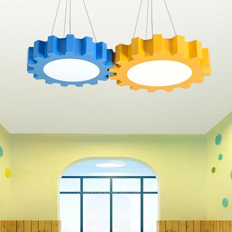 Speelse LED Hanglamp voor Kinderen - Acryl & Vrolijke Kleuren