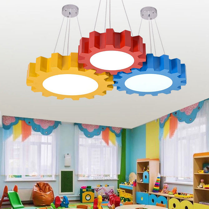 Speelse LED Hanglamp voor Kinderen - Acryl & Vrolijke Kleuren