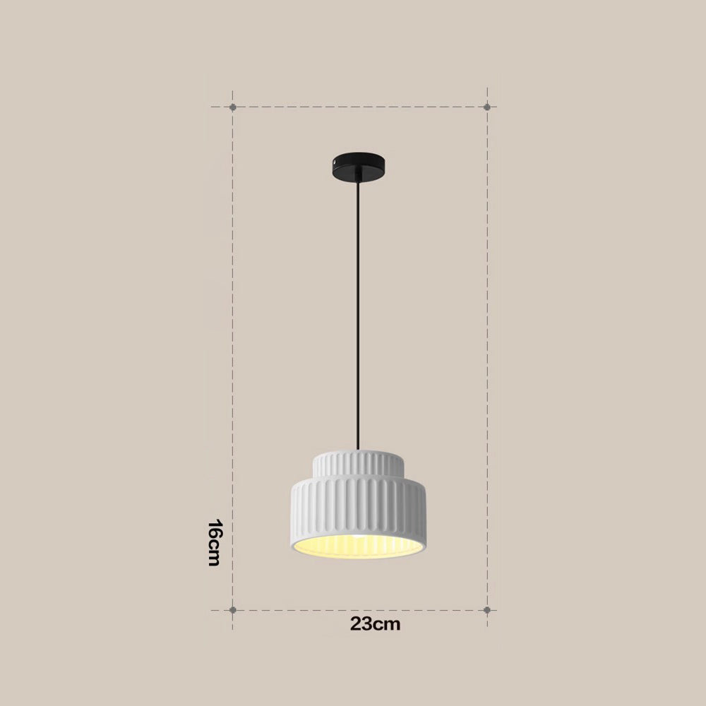 Bauhaus Eenvoudige Moderne Hars Hanglamp