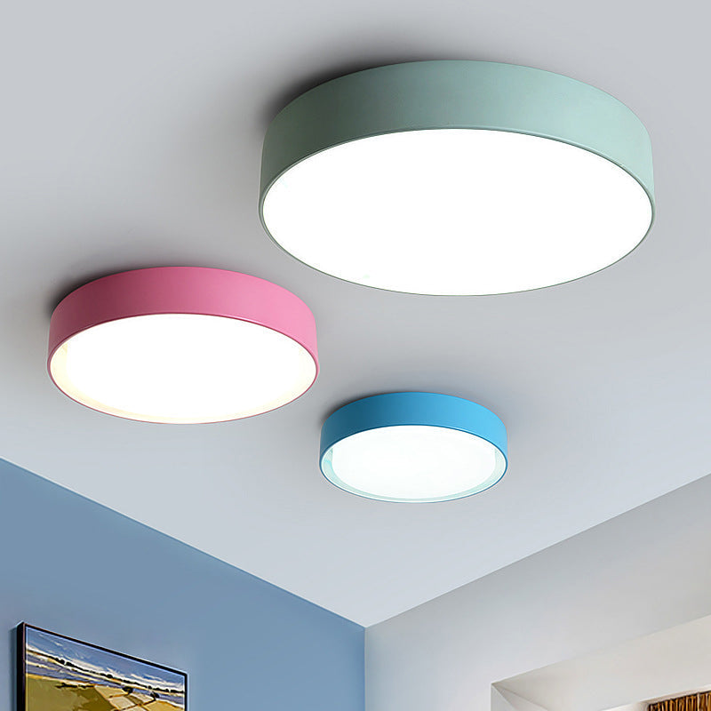 LED Plafondlamp Kinderen Rond - Kleurrijk Ontwerp