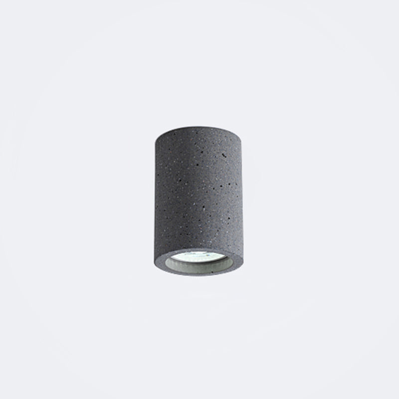 Cement Cilinder LED Plafondlamp - Minimalistisch Design