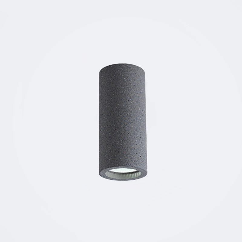 Cement Cilinder LED Plafondlamp - Minimalistisch Design