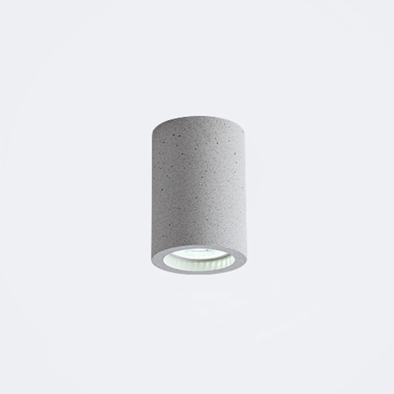 Cement Cilinder LED Plafondlamp - Minimalistisch Design