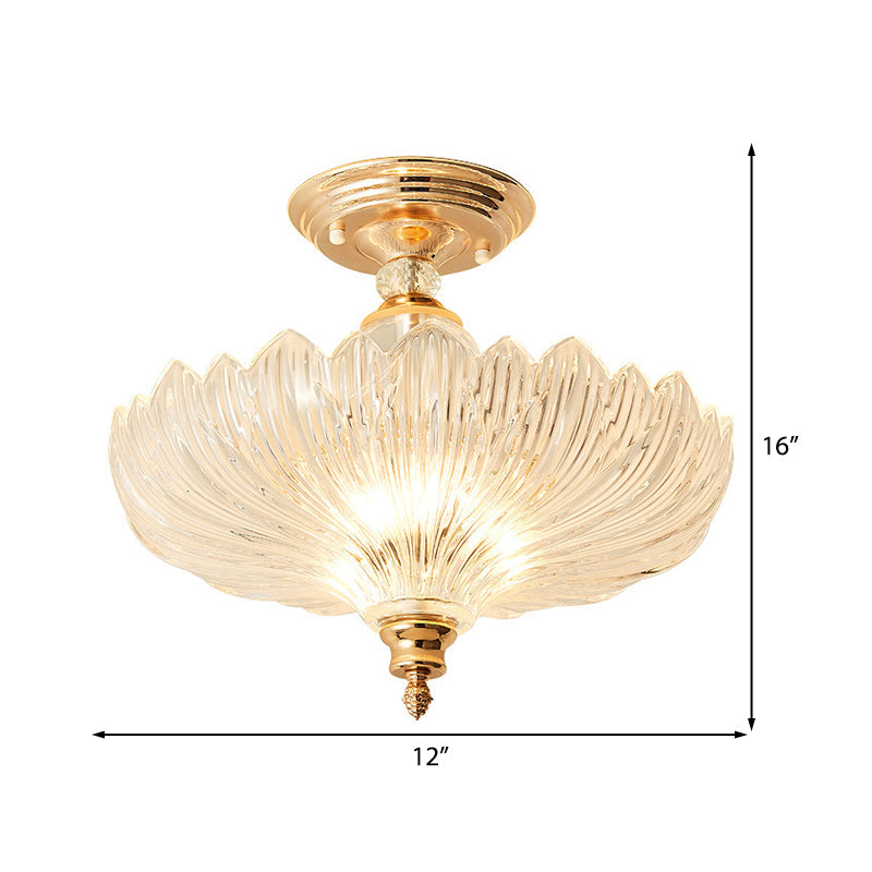 Elegante Zwart/Gouden Plafondlamp met Kristallen