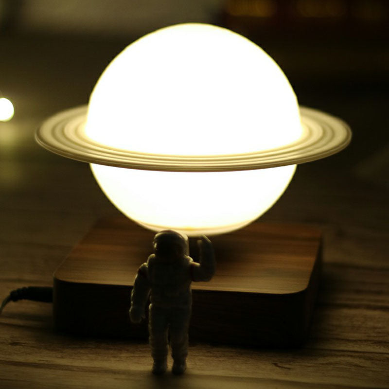 3D Digitale Print Planeet Nachtlamp - Creatieve Witte Tafellamp voor Kinderen Slaapkamer