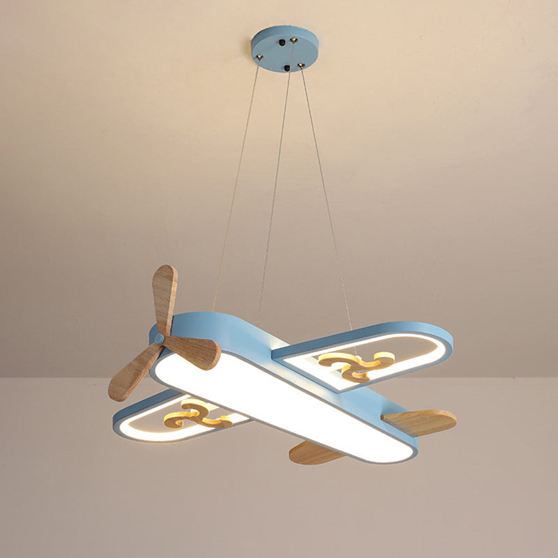 Vliegtuigvormige Kinderkamer Hanglamp LED Kroonluchter