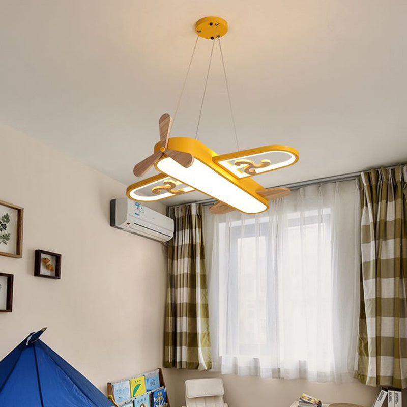 Vliegtuigvormige Kinderkamer Hanglamp LED Kroonluchter