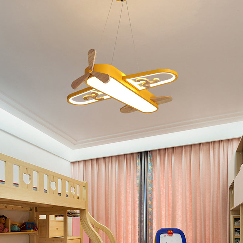 Vliegtuigvormige Kinderkamer Hanglamp LED Kroonluchter