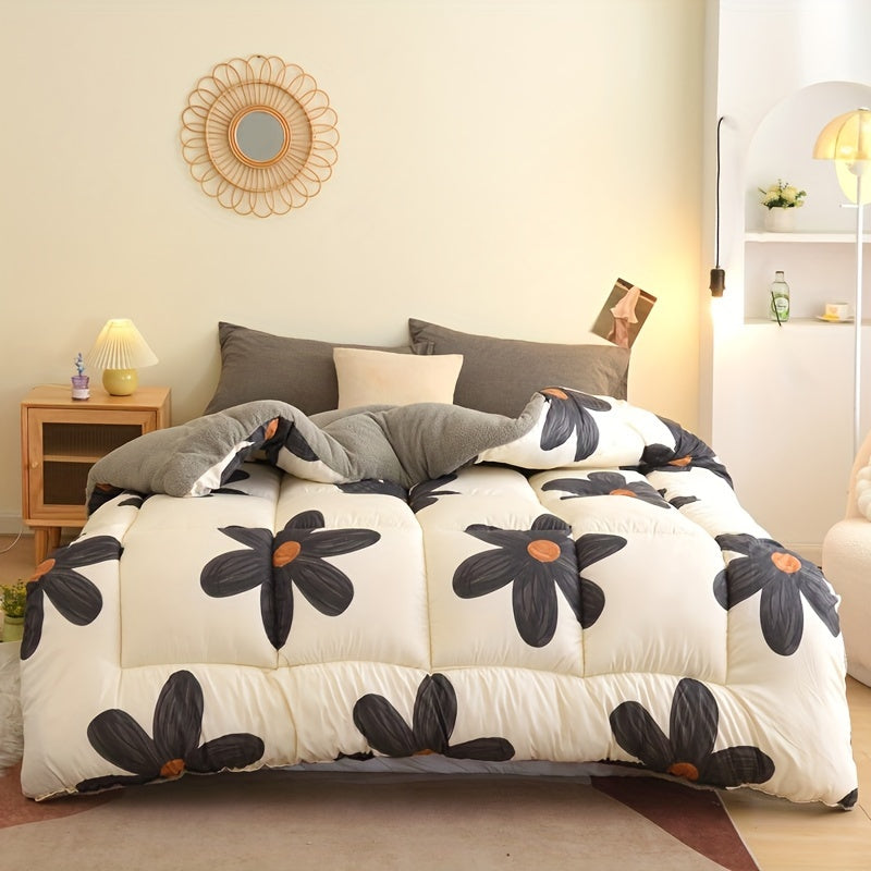 1 stk Print Dekbed Inzet - All Season Gequilte Ultra Zachte Ademende Polyester Comforter, Wasmachinebestendig, Warme Dekbed voor Herfst en Winter