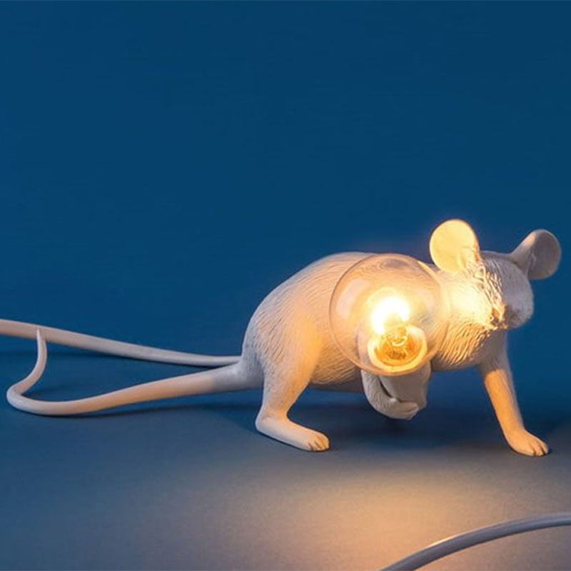 Creatieve Hars Rattenlamp - 1-licht Nachtverlichting met Uniek Ontwerp