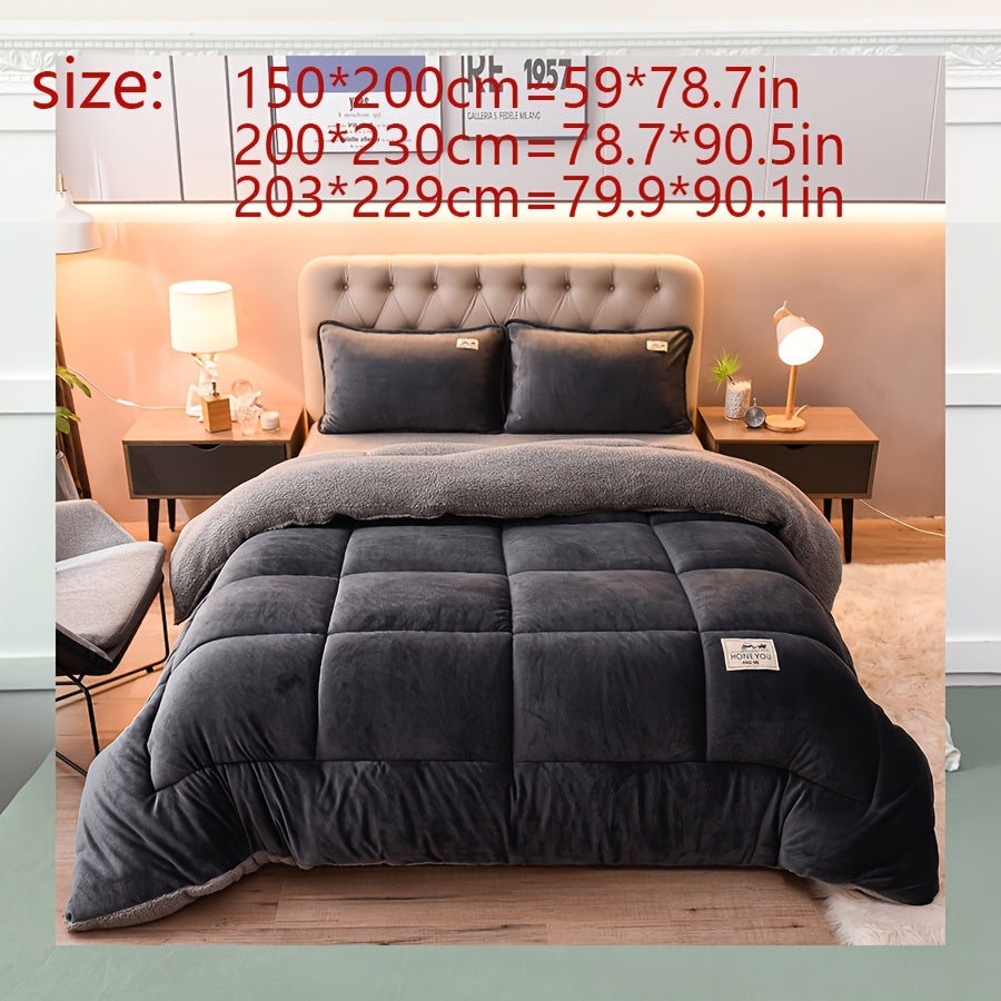 Double-Sided Sherpa Fleece Deken - Dik, Warm en Zacht voor Alle Seizoenen - Perfect voor Bank, Bed, Kantoor en Reizen