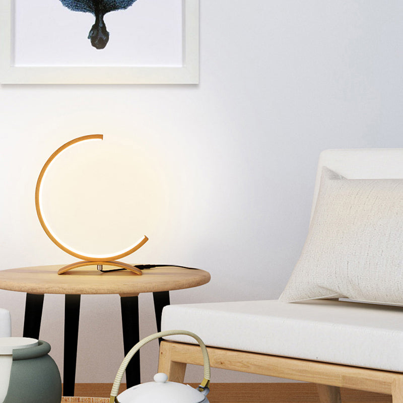 C-Shape - Minimalistische LED Tafellamp met Dimmer