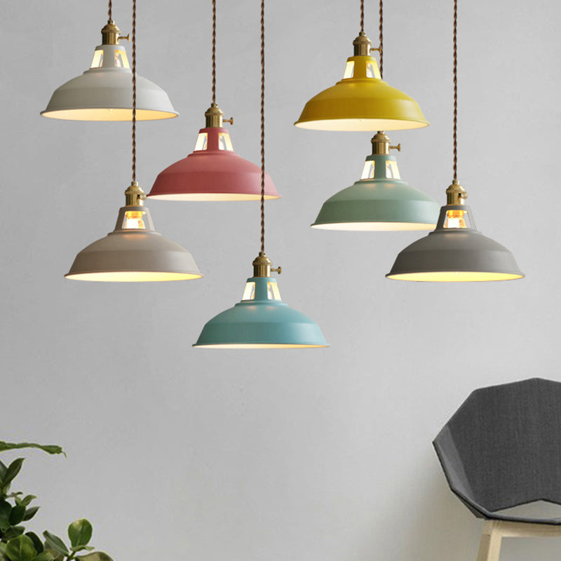 Industriële Retro Hanglamp Metaal 1-Lichts Voor Restaurant