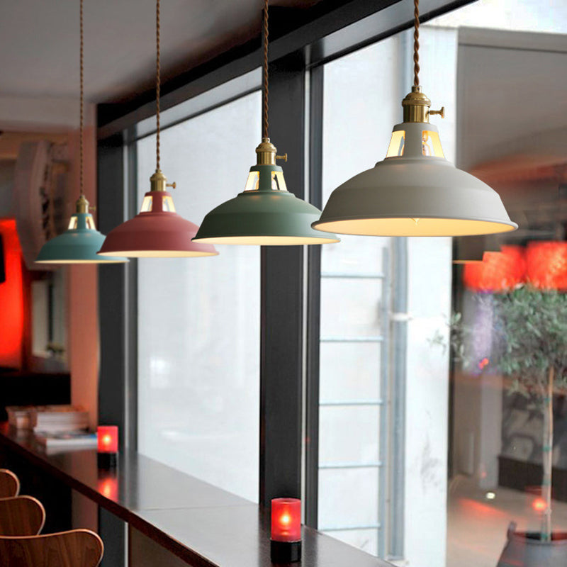 Industriële Retro Hanglamp Metaal 1-Lichts Voor Restaurant