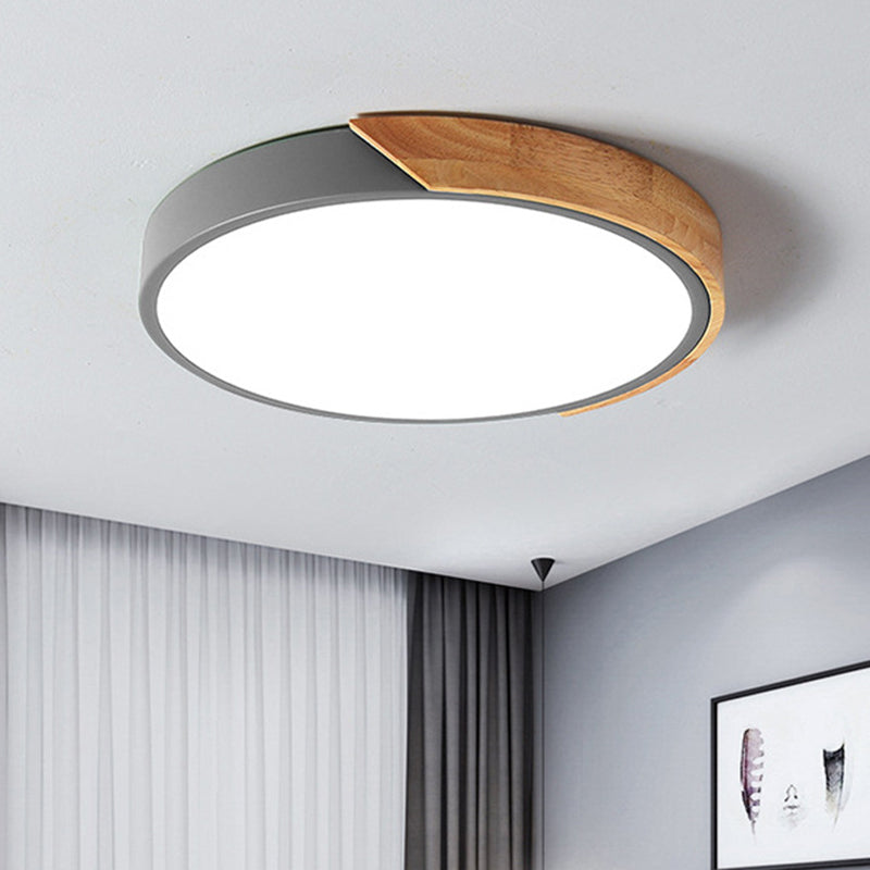 Moderne LED Plafondlamp voor Slaapkamer - Acryl en Metaal Rond Inbouwlamp