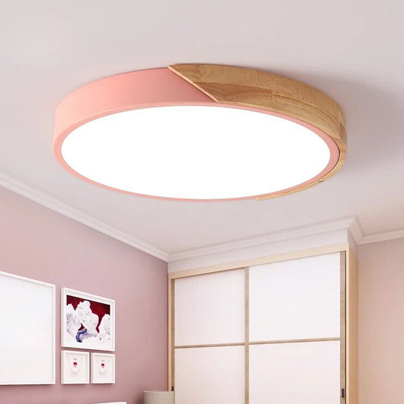 Moderne LED Plafondlamp voor Slaapkamer - Acryl en Metaal Rond Inbouwlamp