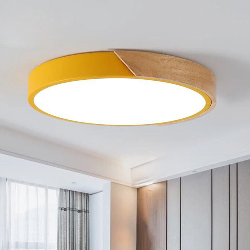 Moderne LED Plafondlamp voor Slaapkamer - Acryl en Metaal Rond Inbouwlamp