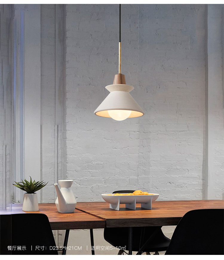 Cement Hanglamp Modern Minimalistisch 1 Licht Restaurant Mini Pendel