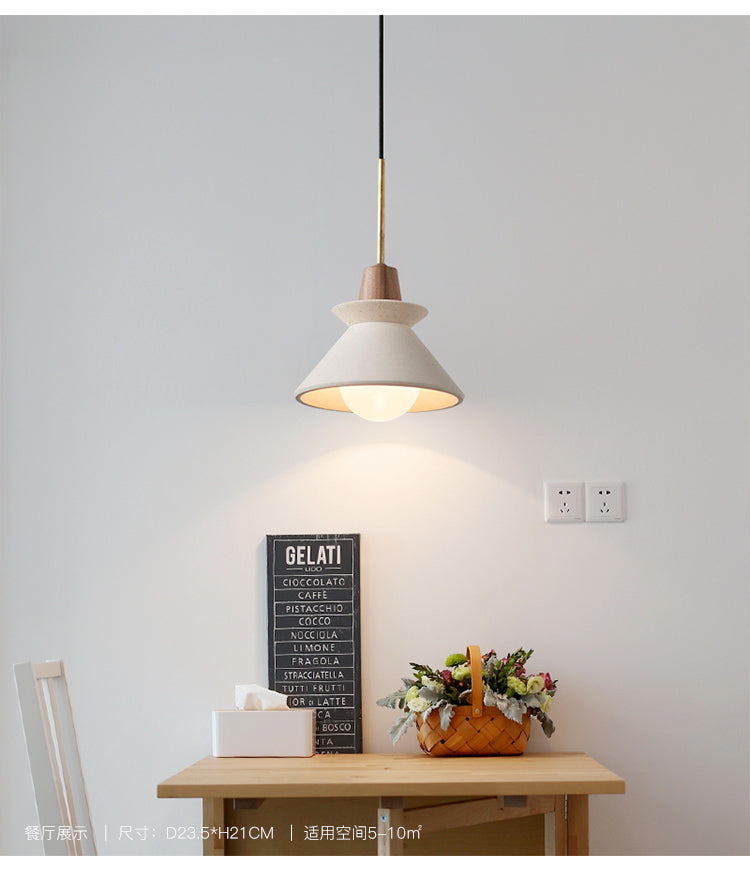 Cement Hanglamp Modern Minimalistisch 1 Licht Restaurant Mini Pendel