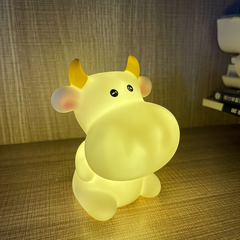 CowGlow - Schattig Koe Nachtlampje met Batterijvoeding voor Kinderkamer Decoratie