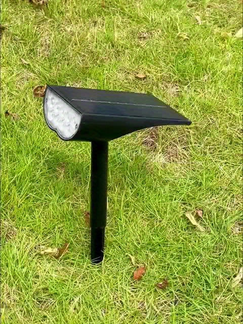 SolarSpot - 9 LED Solar Gazonverlichting voor Tuin en Landschap