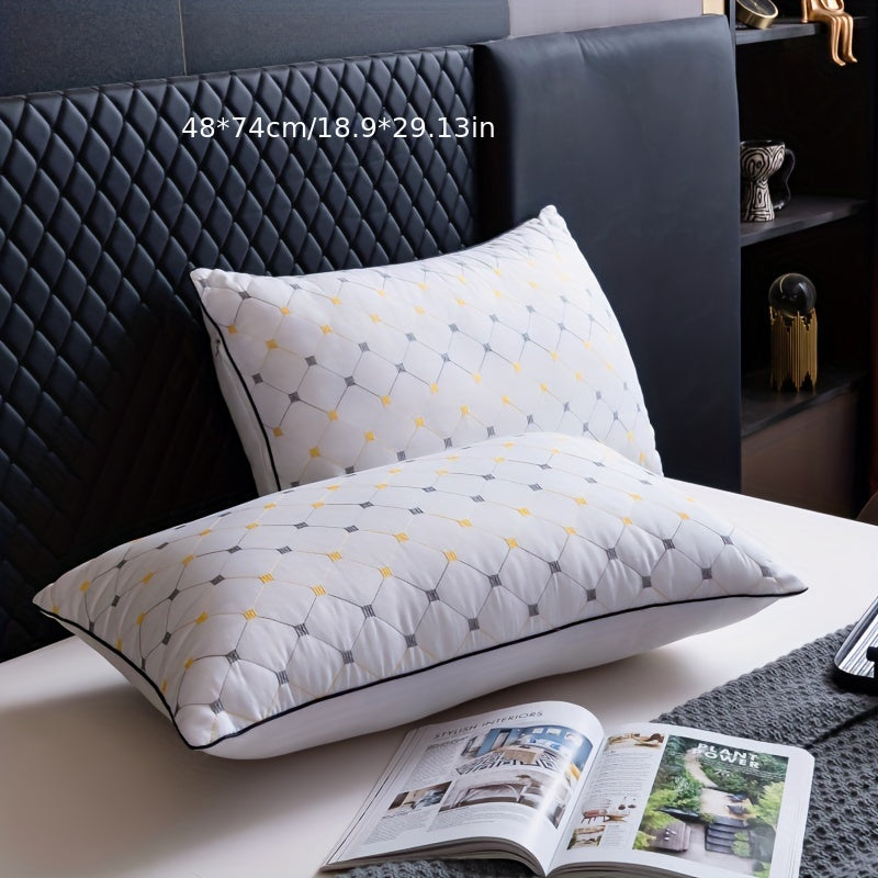 IllumiPillow Luxe – Premium Wasbaar Hotelkussen met Neksteun – Ademend en Zacht