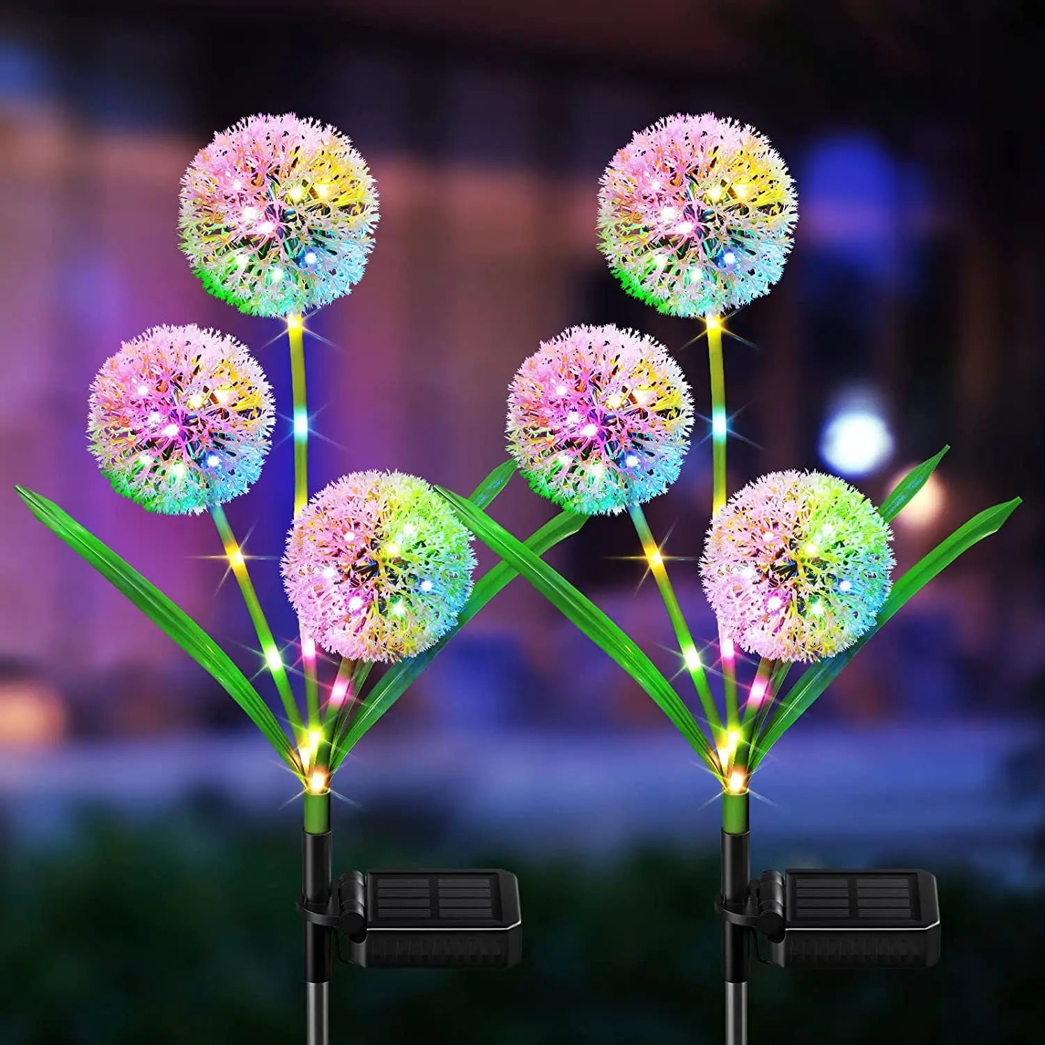 LumiRose - Solar LED Tuinlamp met Rozenblaadjes – Decoratieve Buitenverlichting