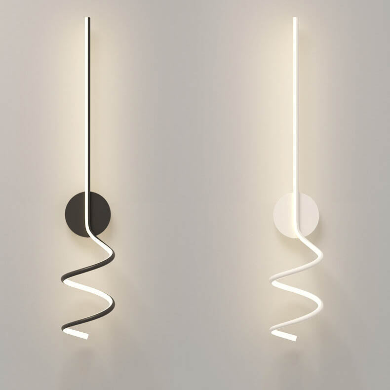 Minimalistische Creative Arcs Lines LED-wandlamp met 1 licht