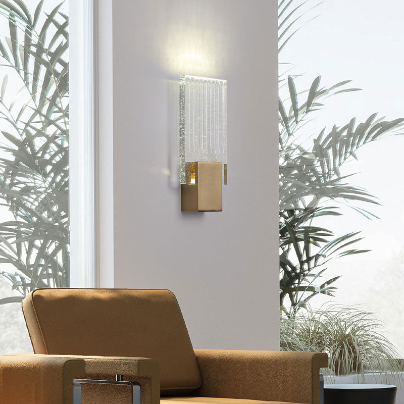 RibbedLux - Moderne Kristallen Wandlamp