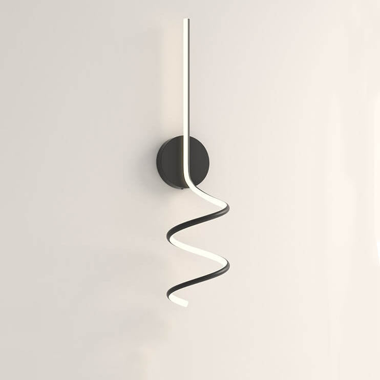 Minimalistische Creative Arcs Lines LED-wandlamp met 1 licht