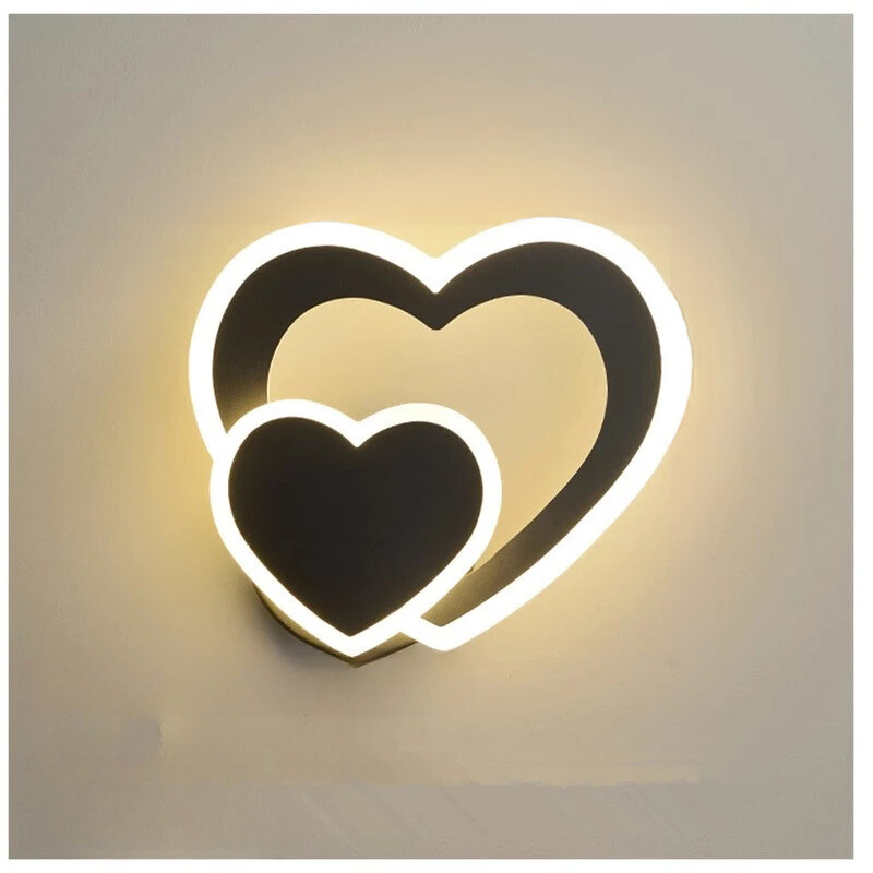 HeartWall Wandlamp - Creatieve LED Sfeerverlichting