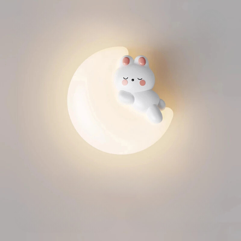 PandaLicht - Schattige Panda LED Wandlamp voor Kinderkamers