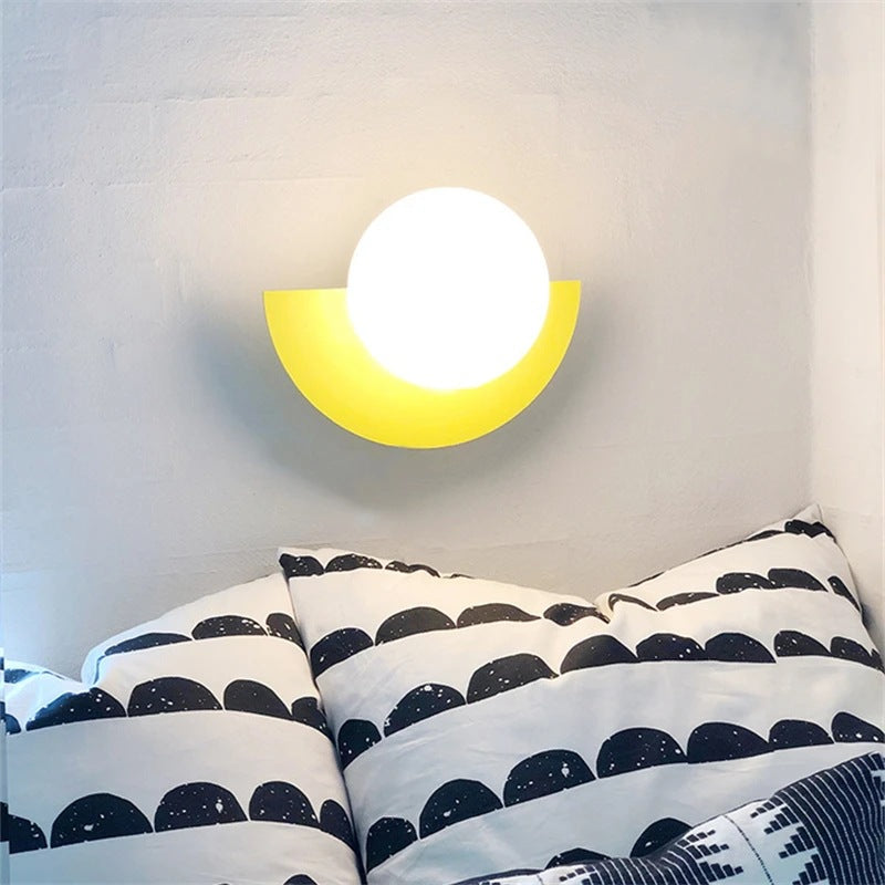 Valentina Moderne LED Wandlamp Metaal Glas Slaapkamer Woonkamer