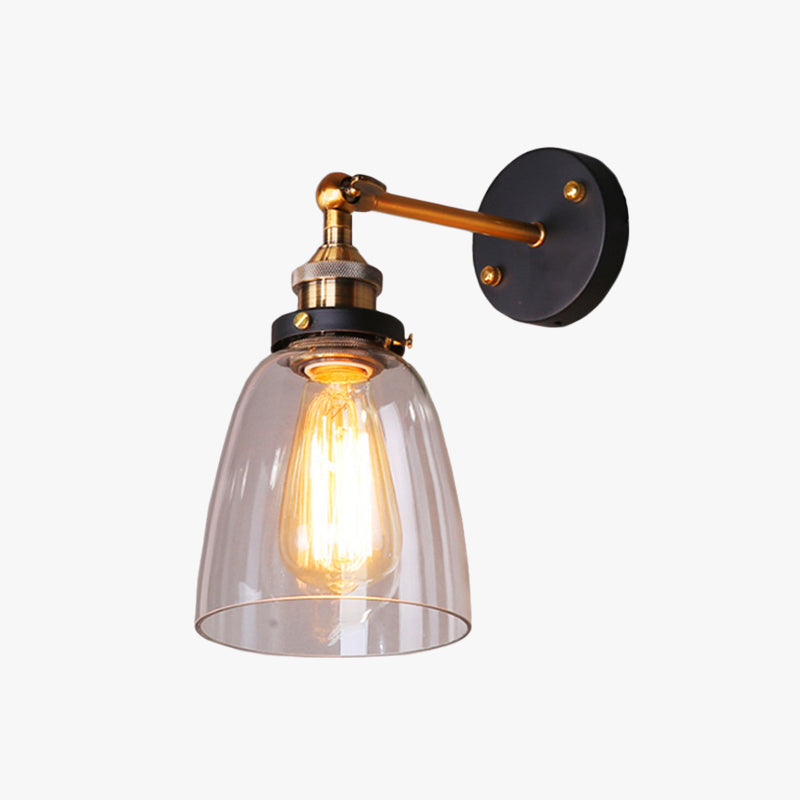 NoirLuxe - Moderne LED Wandlamp Zwart/Goud