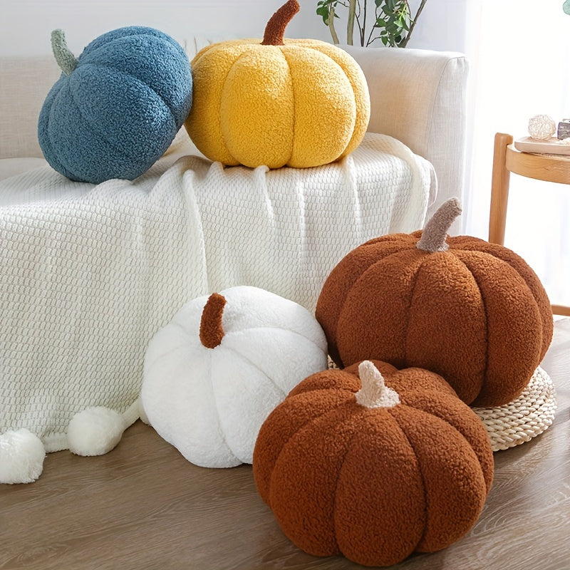 Cozy Pumpkin Kussen - Zachte, Kleurrijke Decoratie voor Halloween en Feestjes