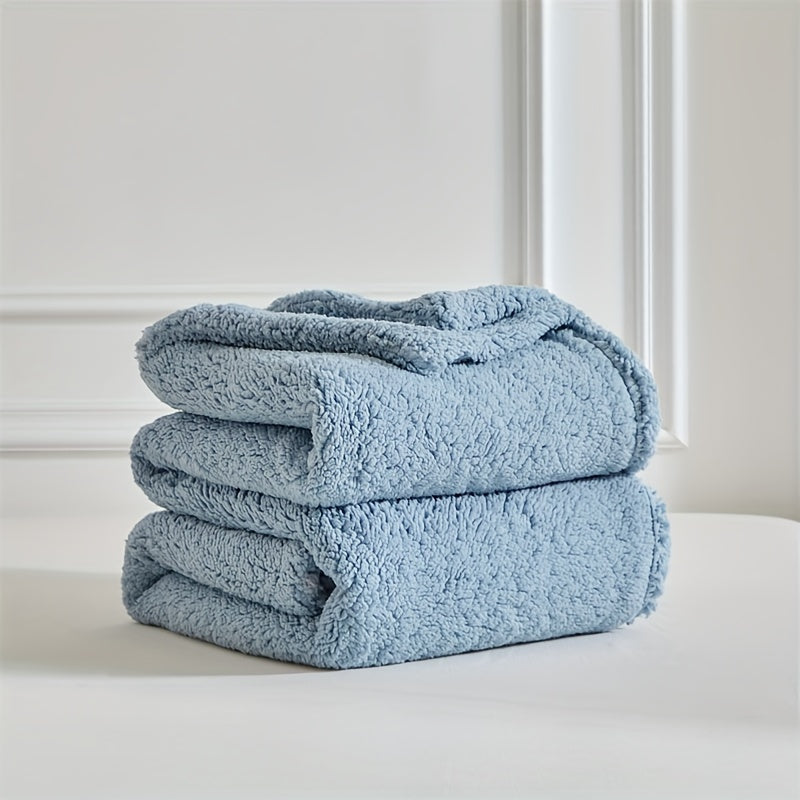 Ultra-Zachte Sherpa Fleece Deken - Warm & Knus voor Bank en Bed, Reversible & Machinewasbaar