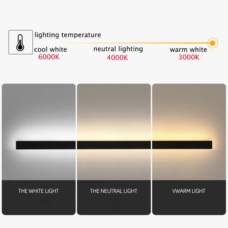 Zenith - Moderne Design LED Wandlampen Zwart Metaal voor Tuin en Hal