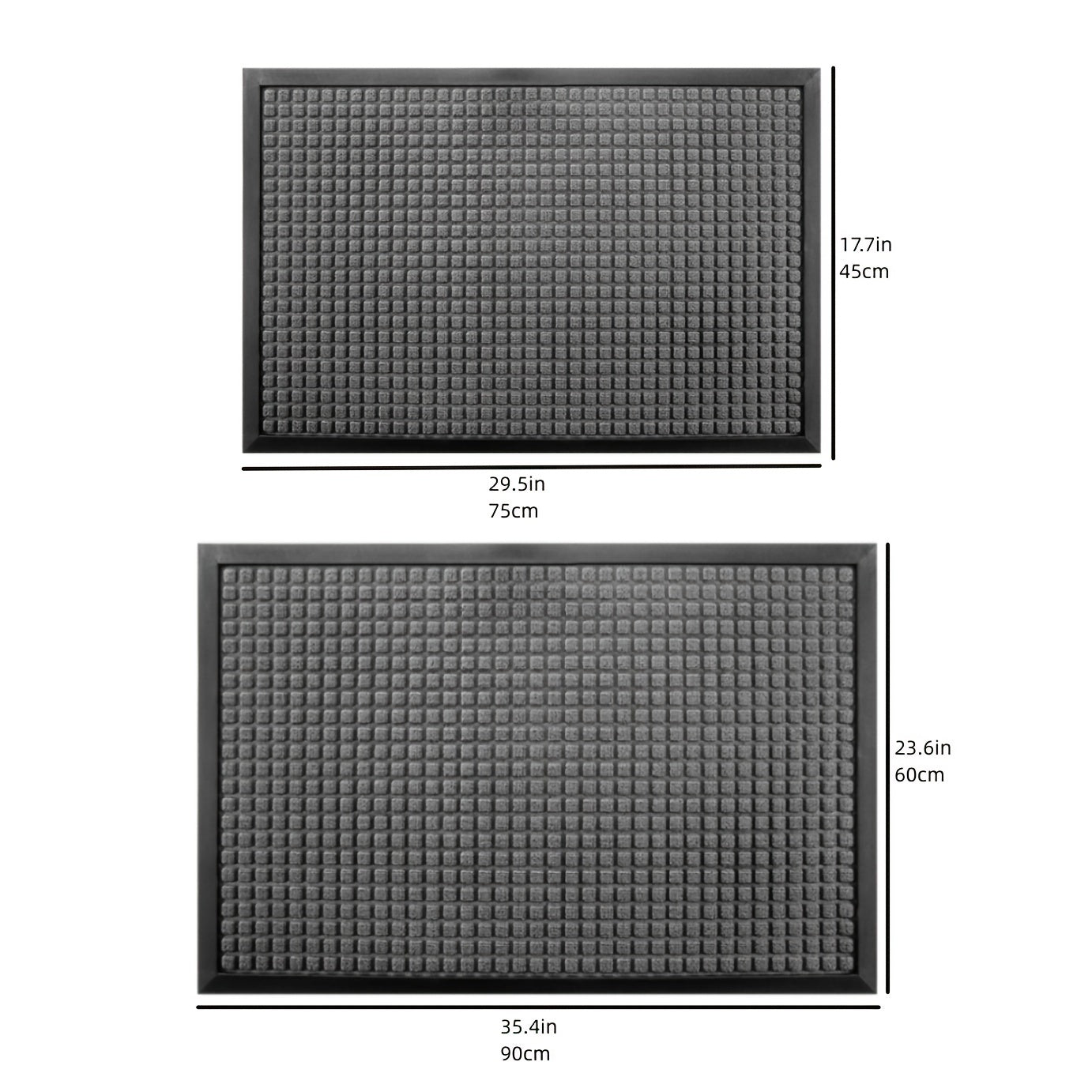 Deurmat voor Buiten en Binnen - Dikke Absorberende Antislip Mat voor Ingang van Huis en Voordeur