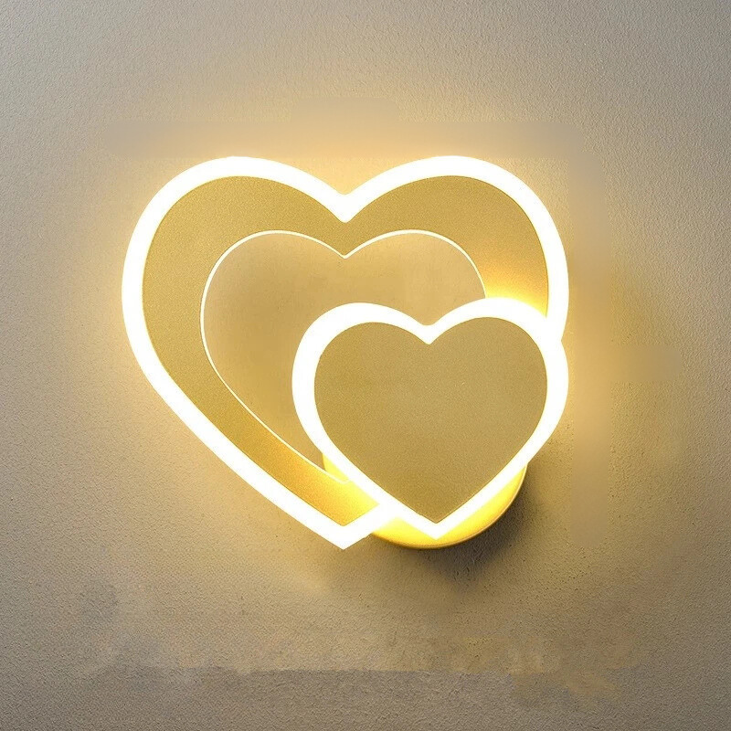 HeartWall Wandlamp - Creatieve LED Sfeerverlichting