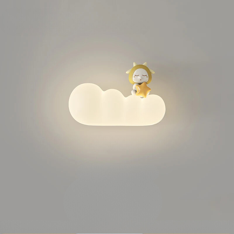 KinderDroom - LED Kinderkamer Wandlamp met Cartoon Dierenontwerp