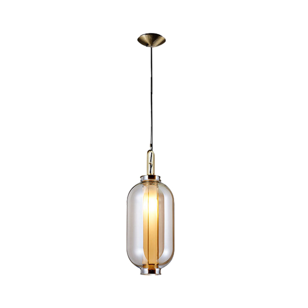 Amber Glazen Hanglamp