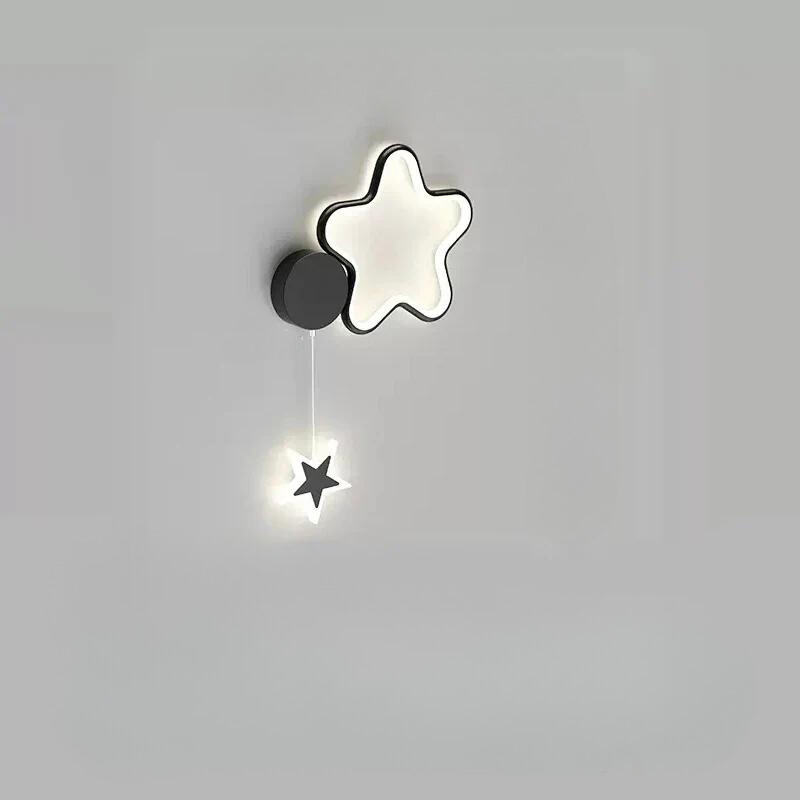 LumiDroom - Wolken Ster Maan LED-Wandlamp