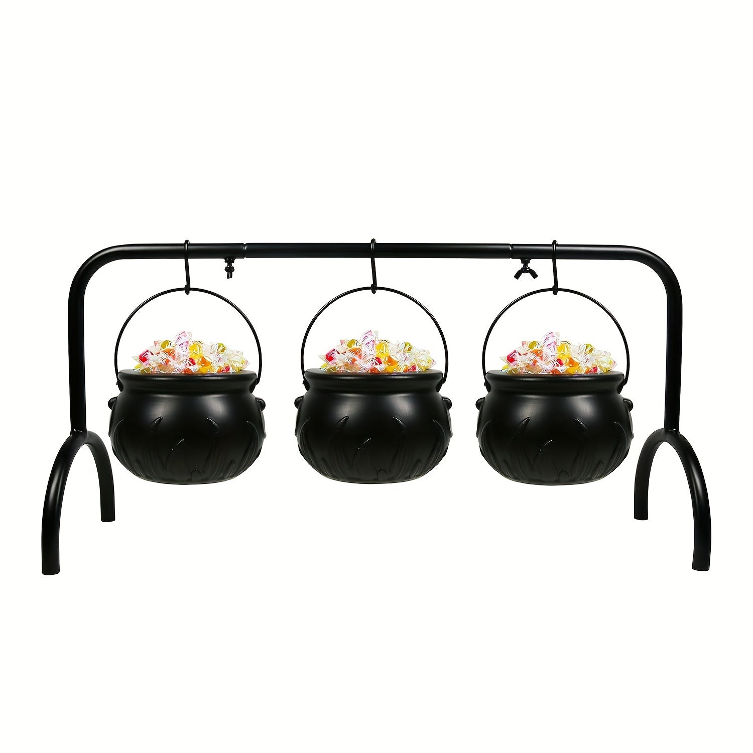 WitchServe-Heksenketelset - 3-delige Metalen Halloween Decoratieset