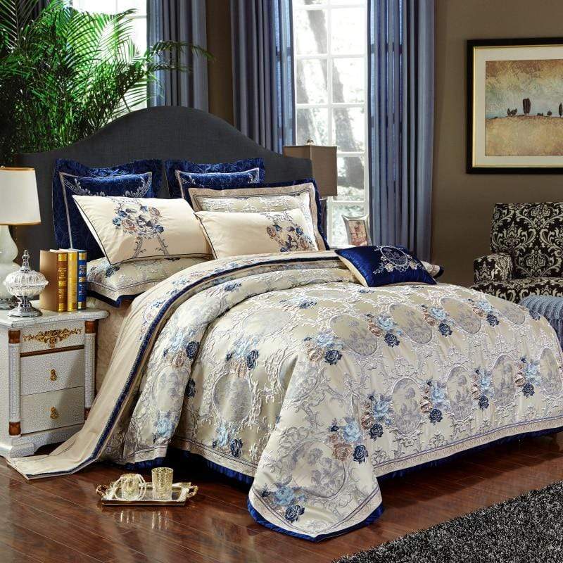 Oriëntaals Jacquard Luxe Beddengoed Set (Egyptisch Katoen)