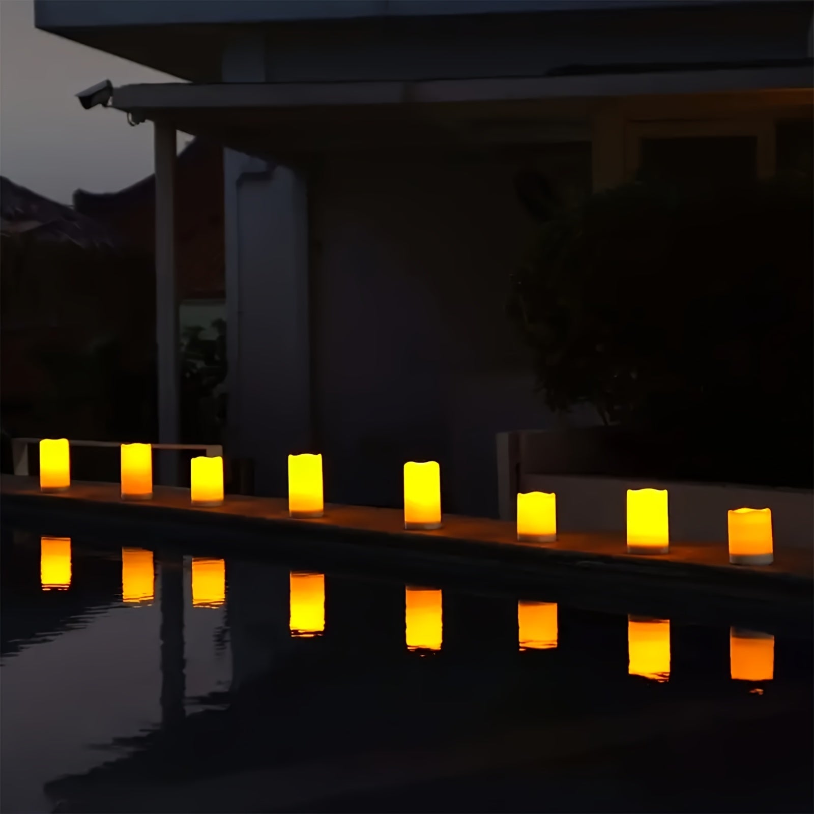 12 LED Waterdichte Ivoorkleurige Kaarsen - Flameless Kaarsen met Timer en Afstandsbediening